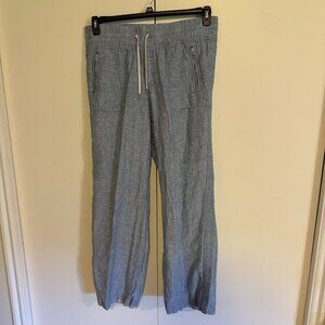 Athleta Linen light blue pull on pant
